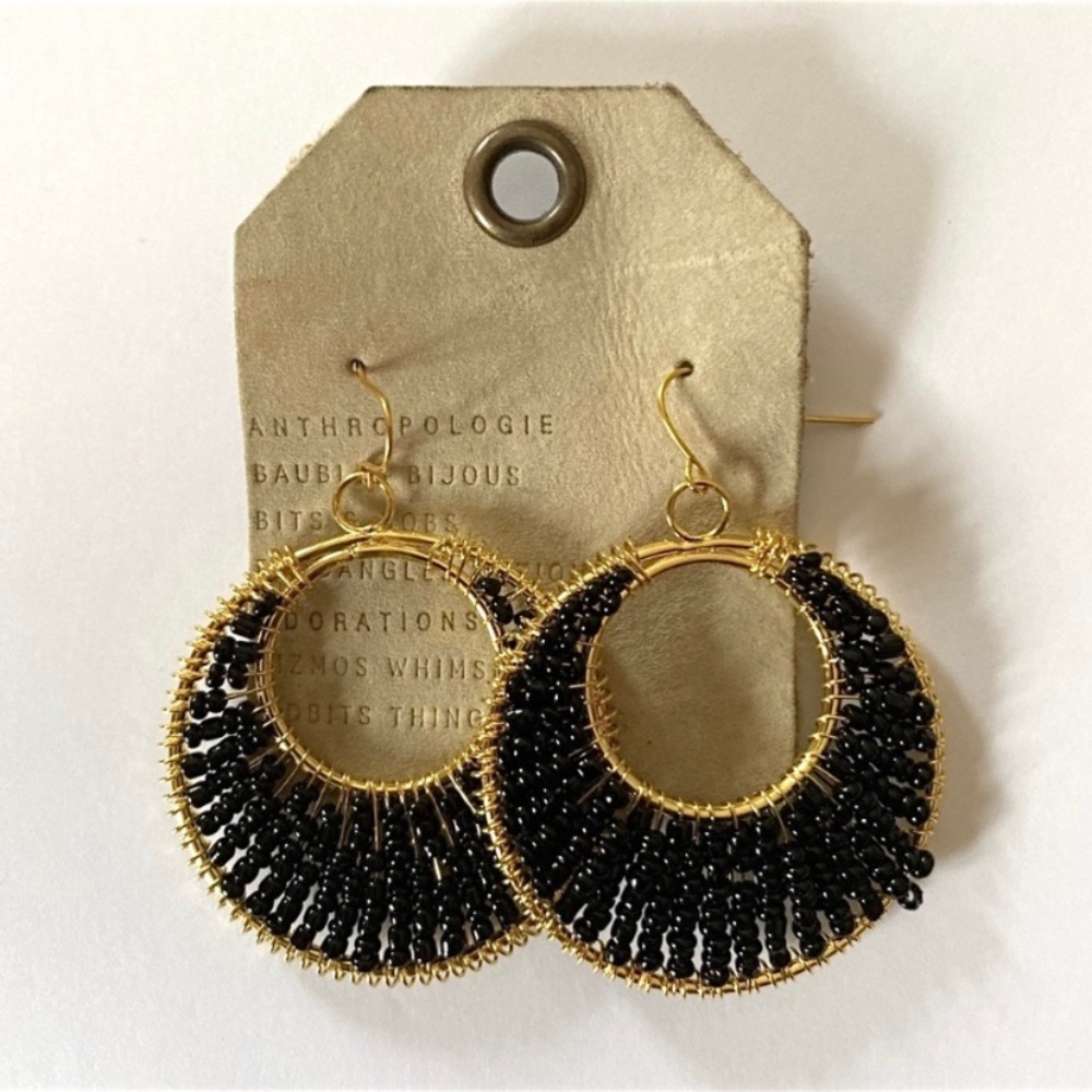 Beaded Loop Earrings